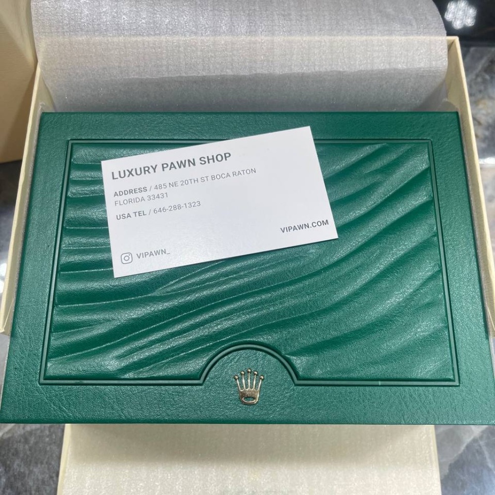 Brand new Rolex box gold diamond pawn Cuban 10k 14k solid - Picture 3 of 8